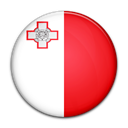 Malta, Country, flag Black icon