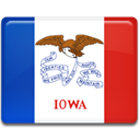 flag, iowa Crimson icon