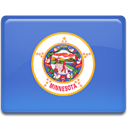 flag, minnesota RoyalBlue icon