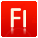 Flash, adobe, Cs Red icon