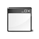 window Black icon