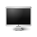Computer, Display, screen, monitor Black icon