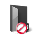 private, Folder Black icon