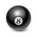 Billiards Black icon