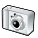 digital, Camera, photography Black icon