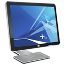 Hp, Computer, Dock, screen, Display, monitor DarkSlateGray icon