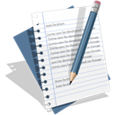 File, write, writing, document, Text, Edit WhiteSmoke icon