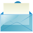 mail, Email, Letter, Message, Blue, envelop SkyBlue icon