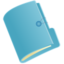 File, document, Folder, Blue, paper MediumTurquoise icon