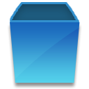 Empty, Blank SteelBlue icon