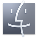 desatured, Finder LightSlateGray icon