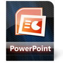 ppt, powerpoint DarkSlateGray icon