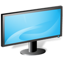 Computer, screen, Display, monitor, Vista LightSkyBlue icon