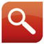 Find, seek, search Firebrick icon