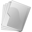 Folder, silver Silver icon