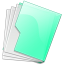 green, Folder Aquamarine icon