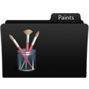 Draw, paint, Painting Black icon