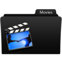film, video, movie Black icon