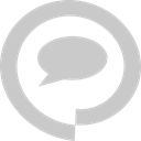 talk, speak, Chat, Comment Silver icon