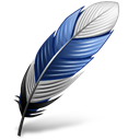 Feather, hot, Filter Black icon