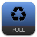 recycle bin, Trash DarkSlateGray icon