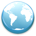 internet SkyBlue icon