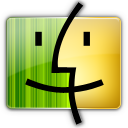 yellow, Finder, gray DarkSlateGray icon