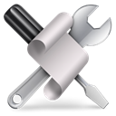 Applescript, utility, tool Black icon