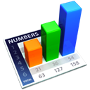 numbers Black icon