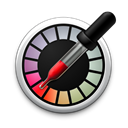 meter, Color, digital Black icon