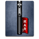 Rar, silver, Blue DimGray icon