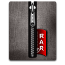 Rar, silver, Black DimGray icon