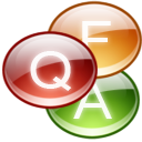 Faq, frequently asked questions SaddleBrown icon
