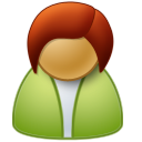 user, Female, Human, woman, member, profile, people, Account, person Maroon icon