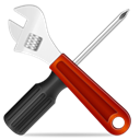 tool, utility, Screwdriver, Wrench, spanner Black icon