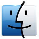 mac, Finder Black icon