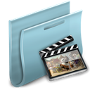 movie, video, Folder, film LightSteelBlue icon