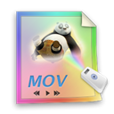 File, paper, document, Mov Black icon