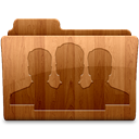 group, glossy SaddleBrown icon