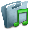music, Folder LightSteelBlue icon