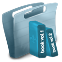 Library, Folder LightSteelBlue icon