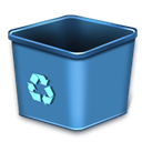 Blank, recycle, Bin, Empty SteelBlue icon