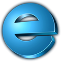 internet, Explorer SteelBlue icon