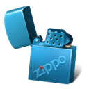 zippo, lighter Black icon