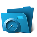 Folder, scheduler Black icon