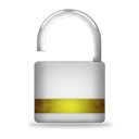 Lock, security, locked Black icon