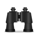 Binoculars Black icon