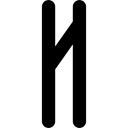 mathematical, symbols, symbol, signs, sign, mathematics, maths, Not Short Parallel Black icon