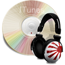 itunes Black icon