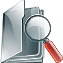 File, search, document, seek, paper, Find DarkGray icon
